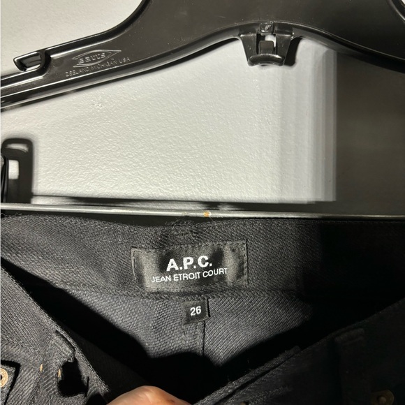 A.P.C. Etroit Court Crop Straight Leg Jeans Size 26 - Picture 4 of 5